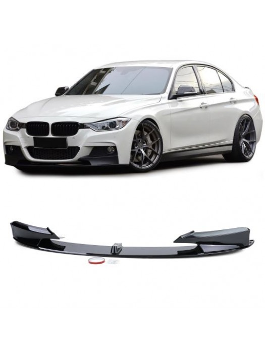 Přední spoiler BMW 3 F30/F31 (pro M-nárazník) - černý lesklý